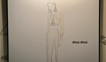 「唐能風采」唐能翻譯為意大利奢侈品牌Miu?Miu提供口譯服務